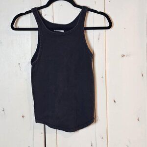 Free People We The Free Ribbed Tank Top – Womens Size S/P, Y2K Minimal